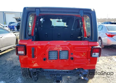 2021 Jeep Wrangler Unlimited Sport из США, поврежденный, VIN 1C4HJXDN7MW805589